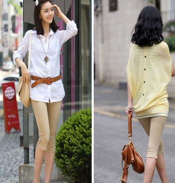 Capri Stretch Pencil Pants