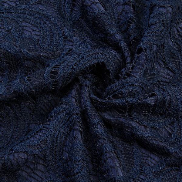 Hollow Out Floral Lace Dress