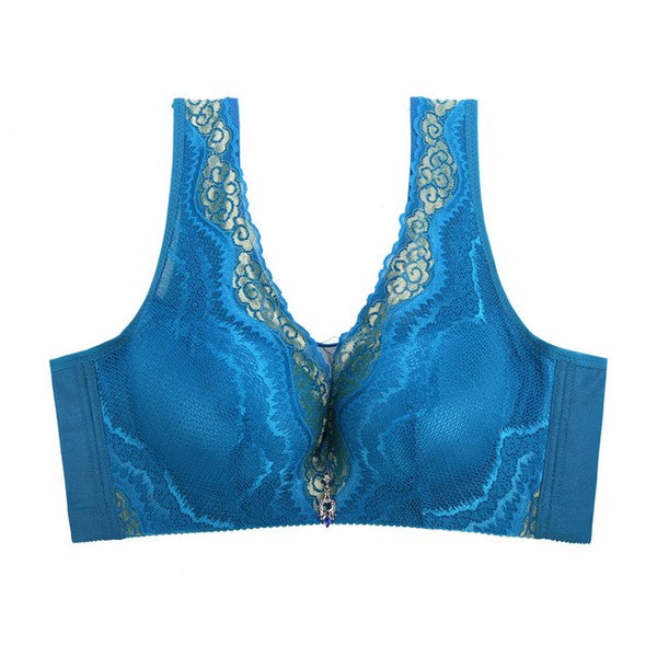 Anti-glare Sexy Front Lace Bra