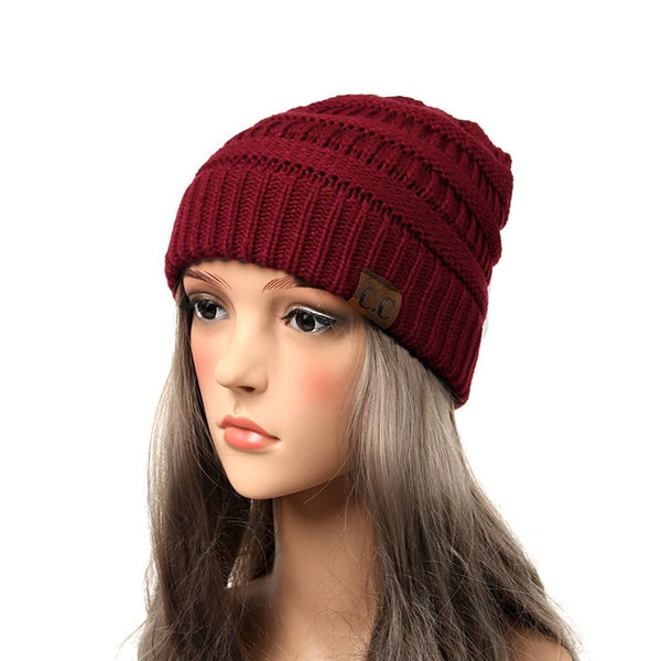 Stretchy Knit Ski Hats