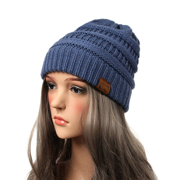 Stretchy Knit Ski Hats