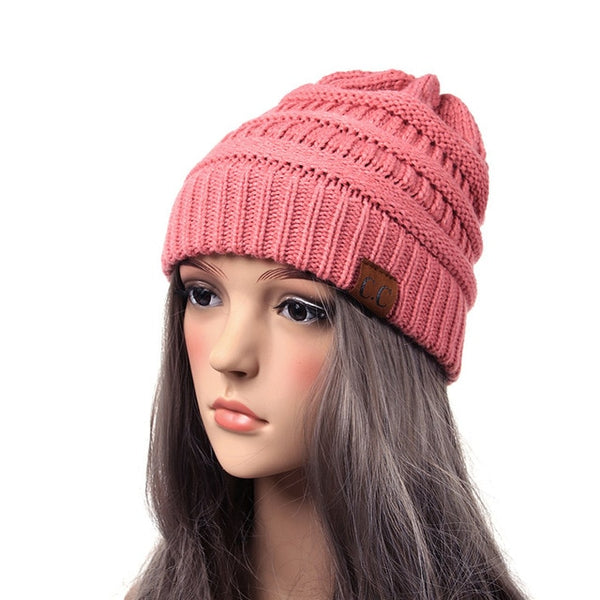 Stretchy Knit Ski Hats