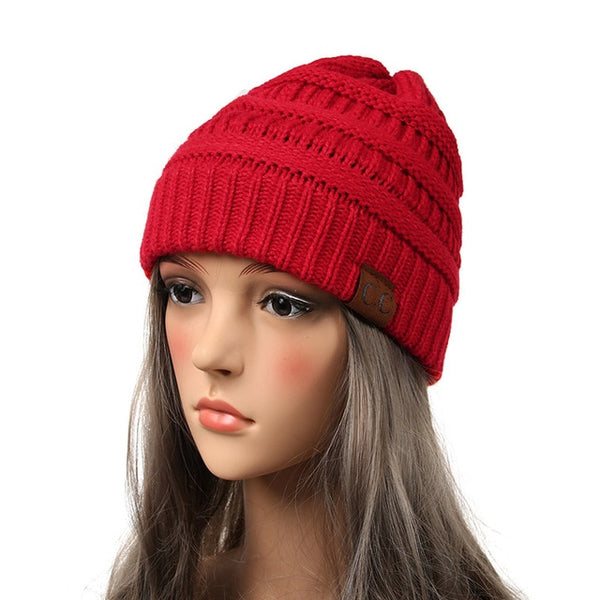 Stretchy Knit Ski Hats