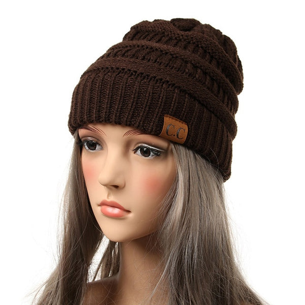 Stretchy Knit Ski Hats
