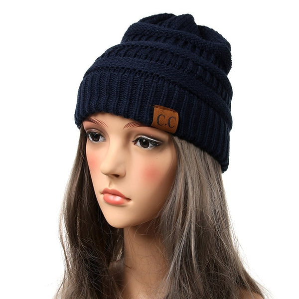 Stretchy Knit Ski Hats