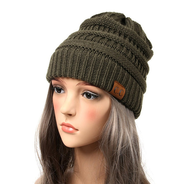 Stretchy Knit Ski Hats