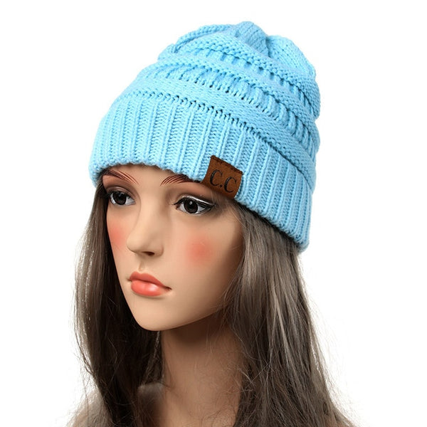 Stretchy Knit Ski Hats