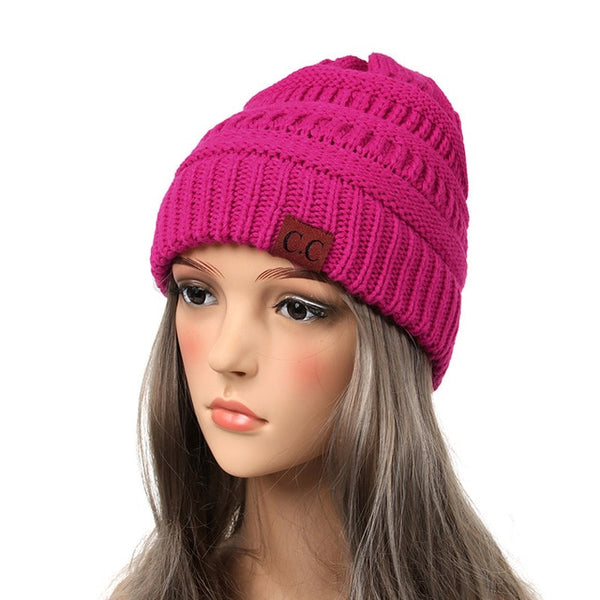 Stretchy Knit Ski Hats