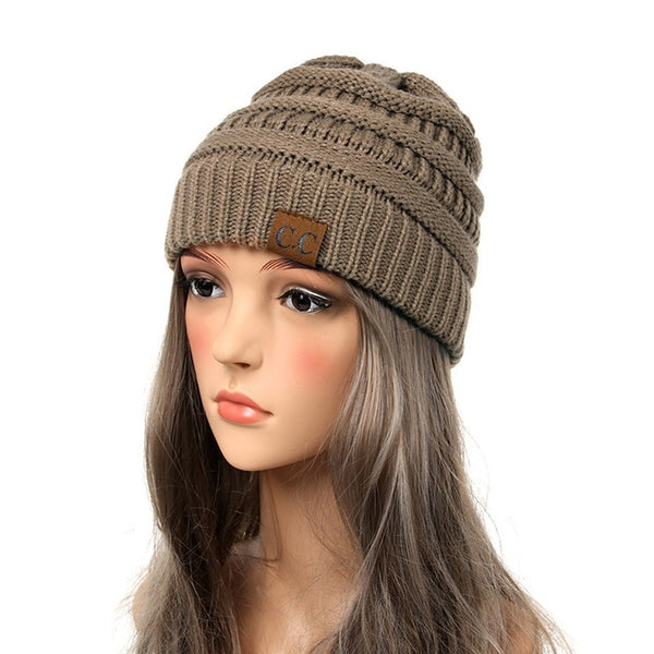 Stretchy Knit Ski Hats