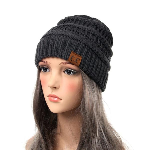 Stretchy Knit Ski Hats