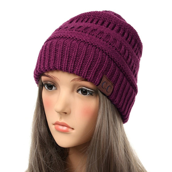 Stretchy Knit Ski Hats