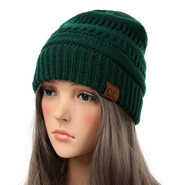 Stretchy Knit Ski Hats