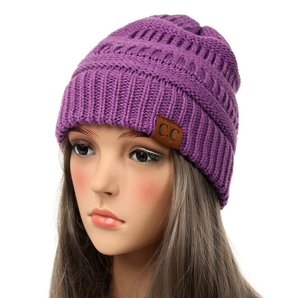 Stretchy Knit Ski Hats