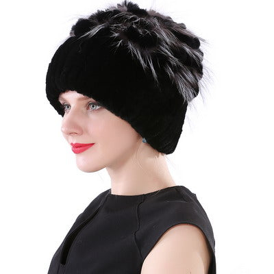Real Rabbit Fur Hat