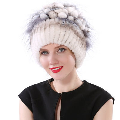 Real Rabbit Fur Hat