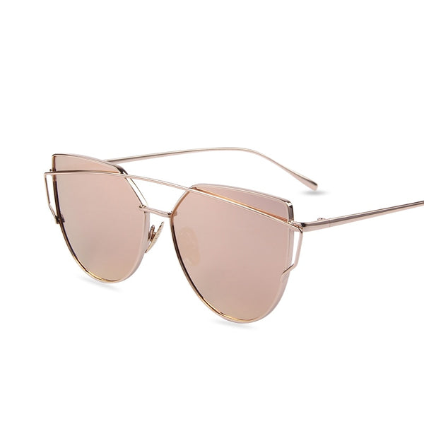 Mirror Lens Women Cat Eye Sunglass